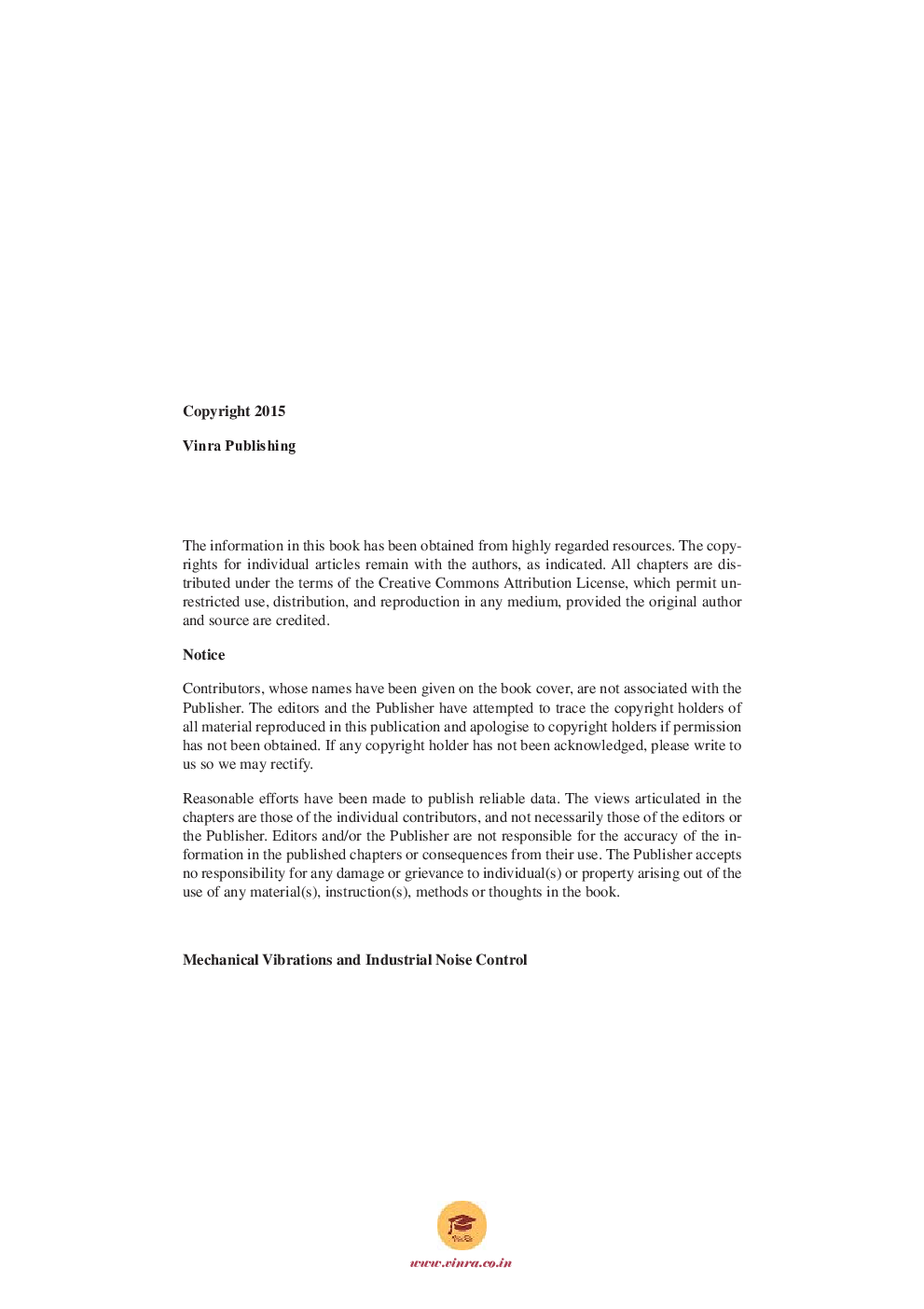 Mechanical Vibrations and Industrial Noise Control - Page 5