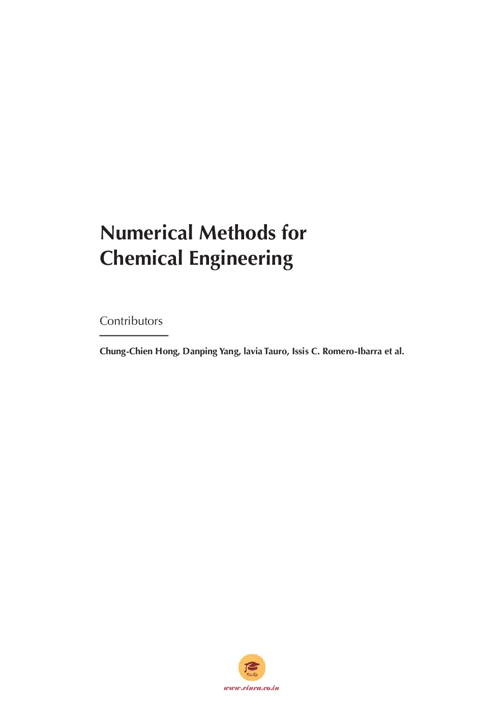 Numerical Methods for Chemical Engineering - Page 4