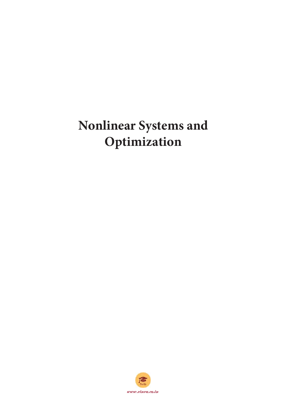 Nonlinear Systems and Optimization - Page 2