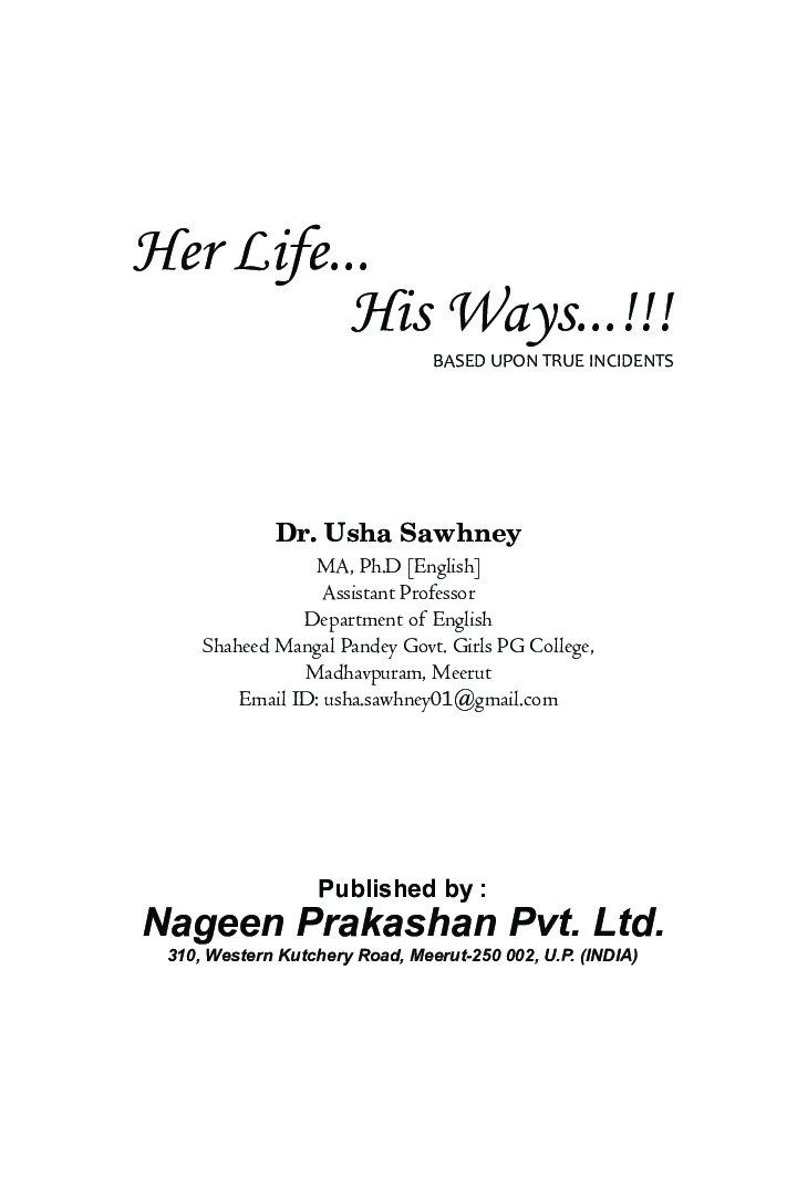 Her Life… His Ways… - Page 2
