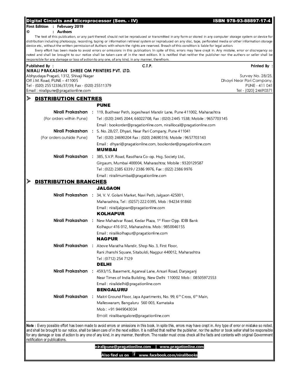 Digital Circuits And Microprocessor - Page 3