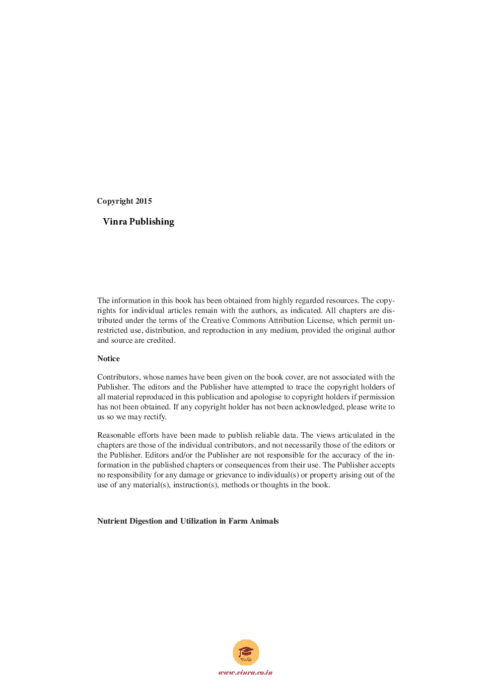Nutrient Digestion and Utilization in Farm Animals - Page 5