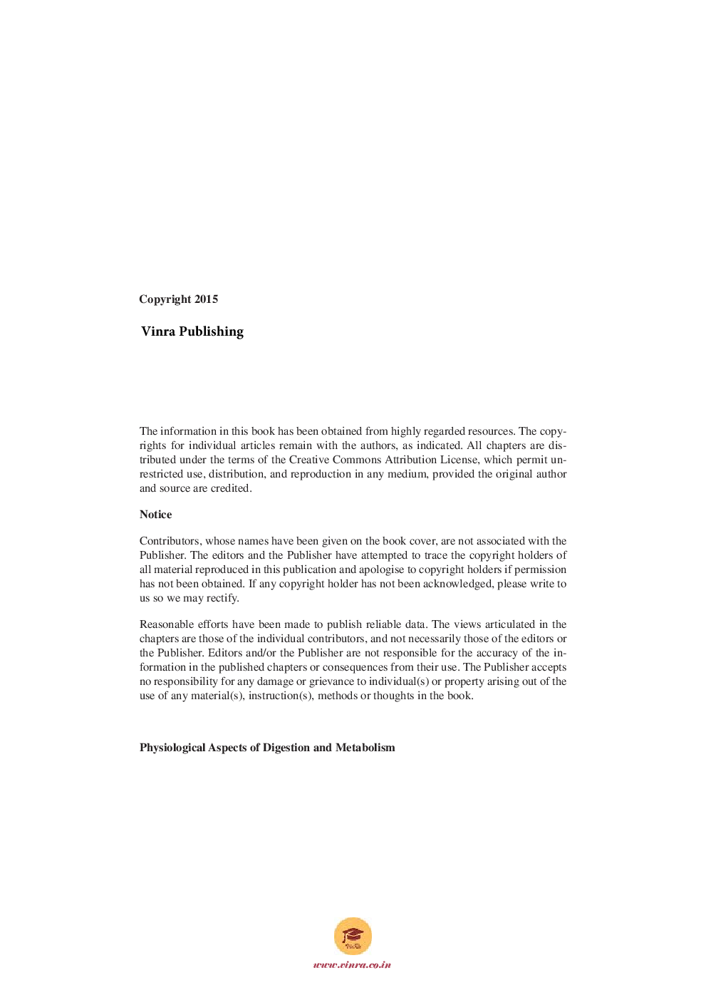 Physiological Aspects of Digestion and Metabolism - Page 5