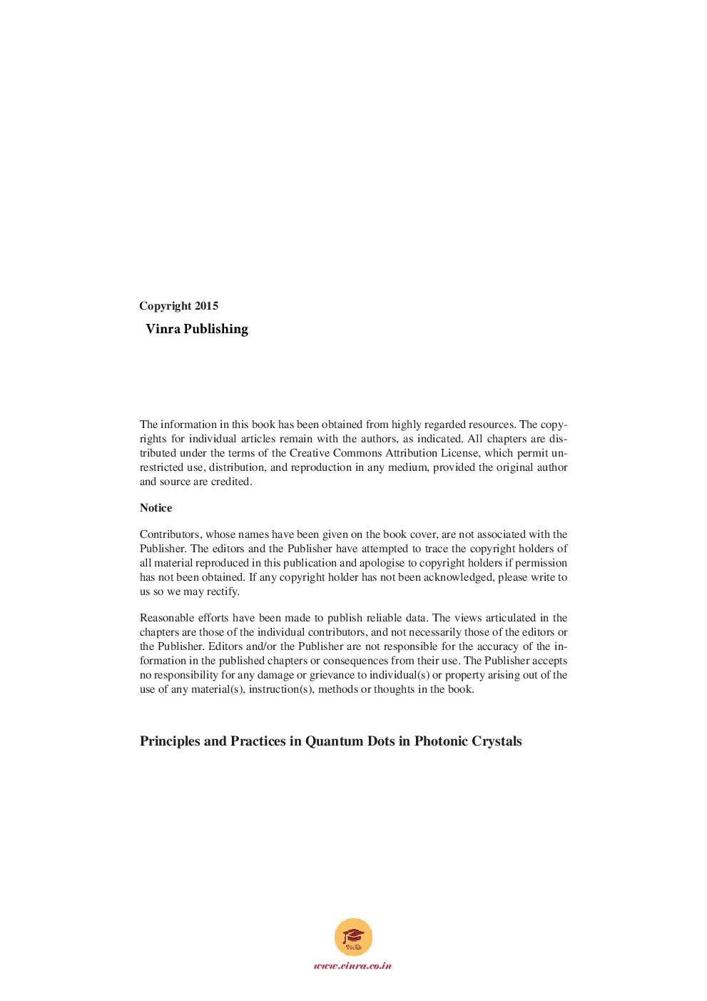Principles and Practices in Quantum Dots In Photonic Crystals - Page 5