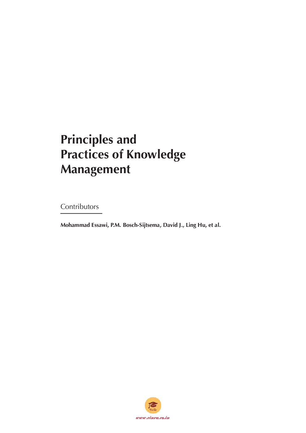 Principles and Practices of Knowledge Management - Page 4