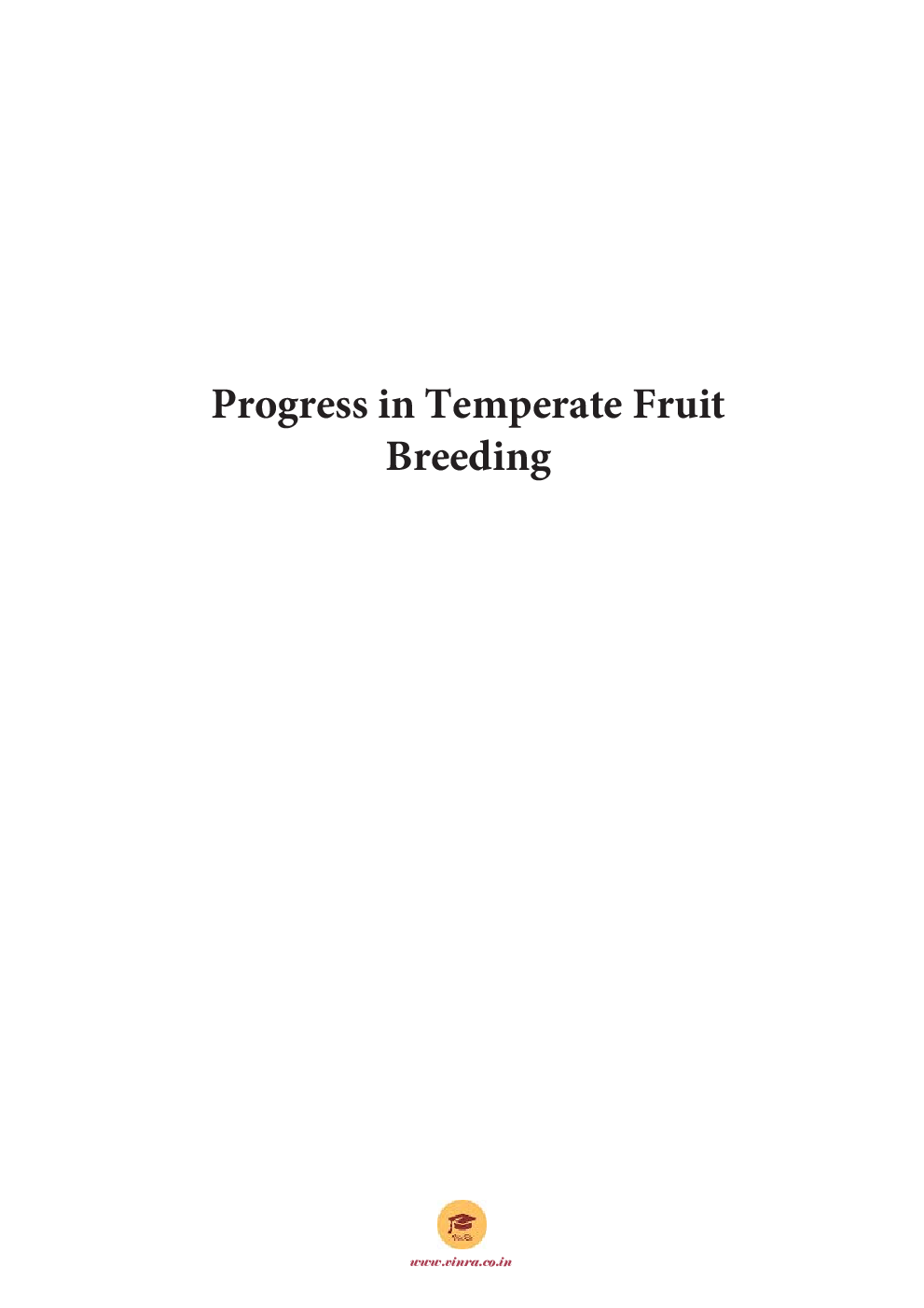 Progress in Temperate Fruit Breeding - Page 2