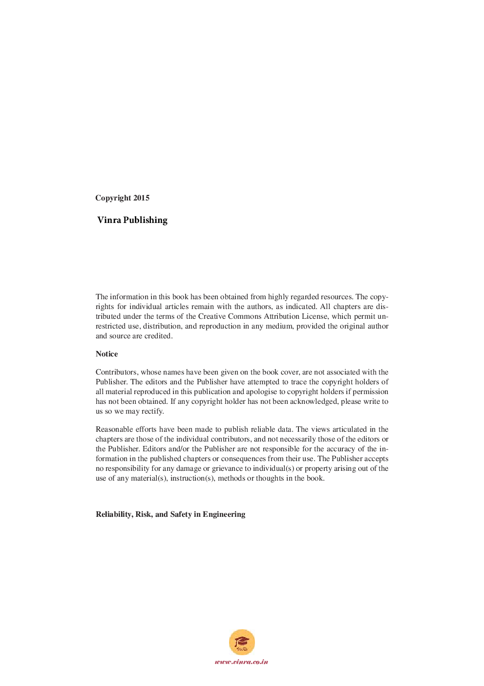 Reliability, Risk, and Safety In Engineering - Page 5