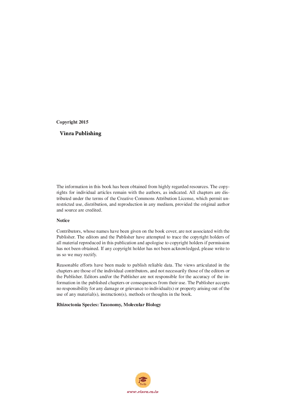 Rhizoctonia Species Taxonomy, Molecular Biology - Page 5