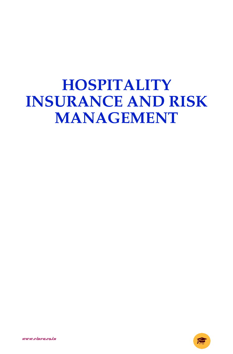 Hospitality Insurance And Risk Management - Page 2