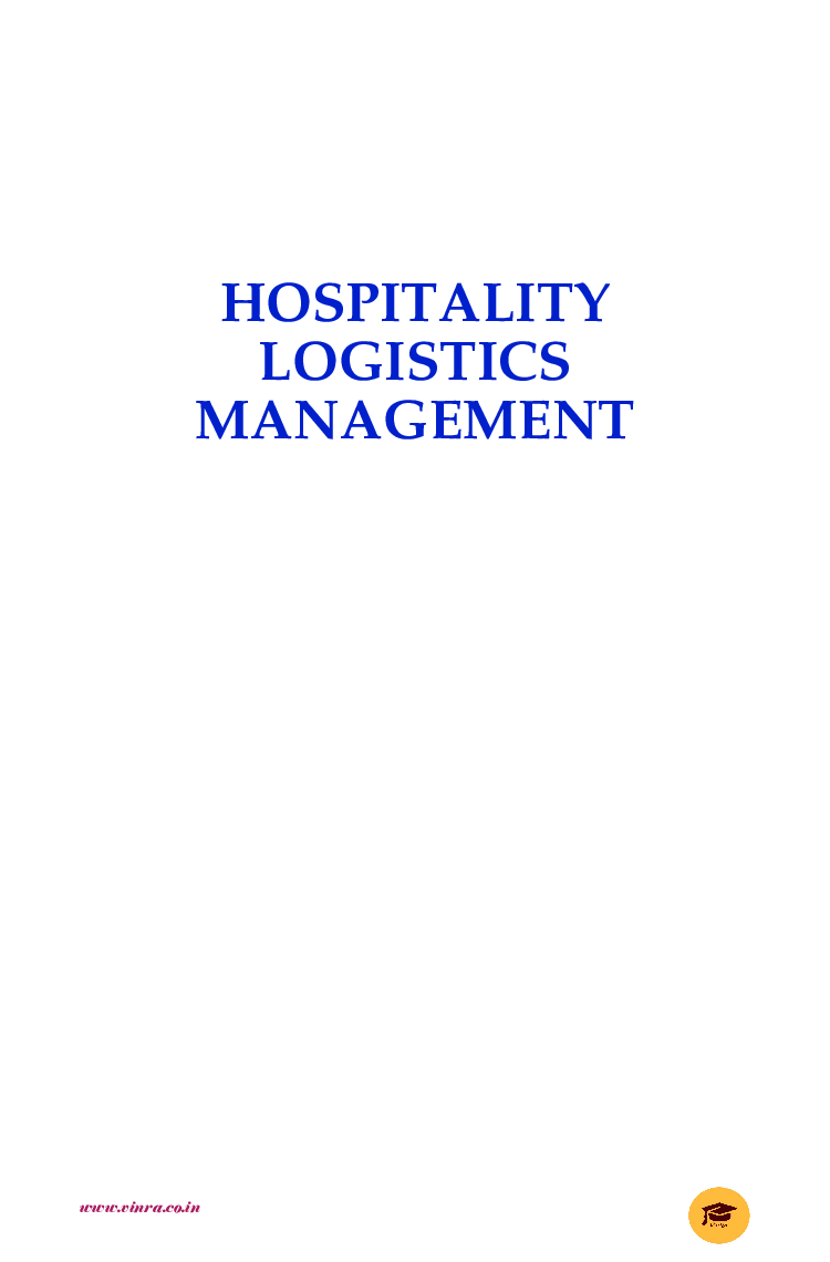 Hospitality Logistics Management - Page 2