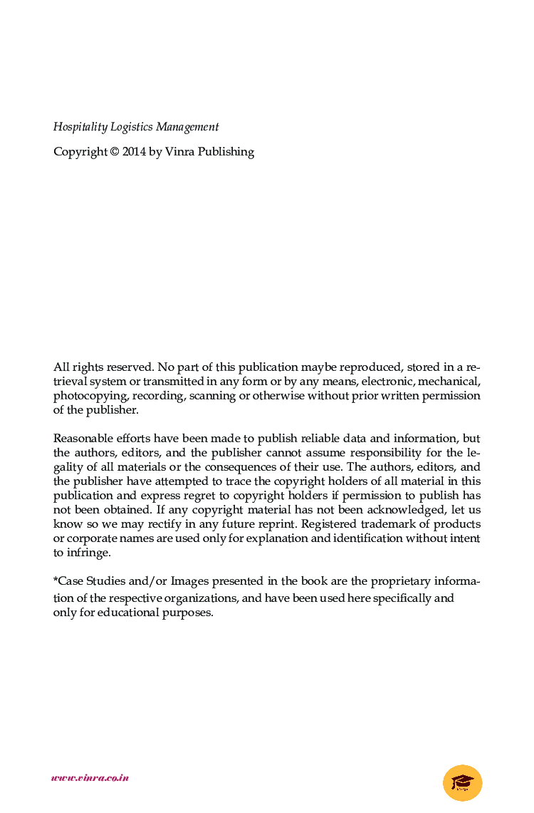 Hospitality Logistics Management - Page 3