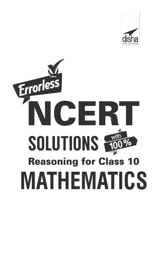 Errorless NCERT Solutions With 100% Reasoning For Class 10 Mathematics - Page 2