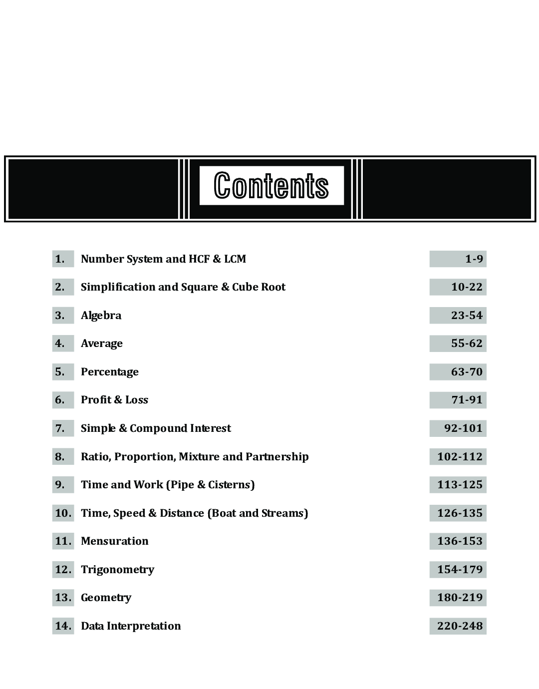 SSC Mathematics Topic-Wise 44 Solved Papers (2010-2019) 3rd Edition - Page 4