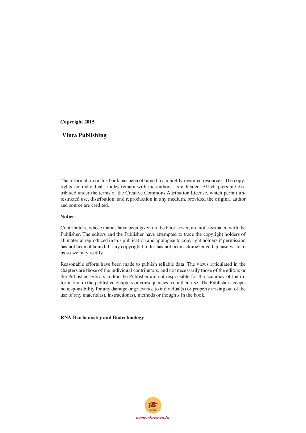 RNA Biochemistry and Biotechnology - Page 5