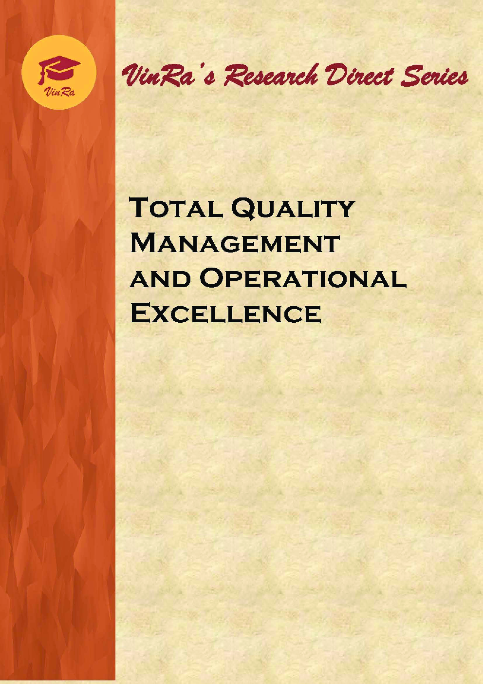 Total Quality Management and Operational Excellence - Page 1