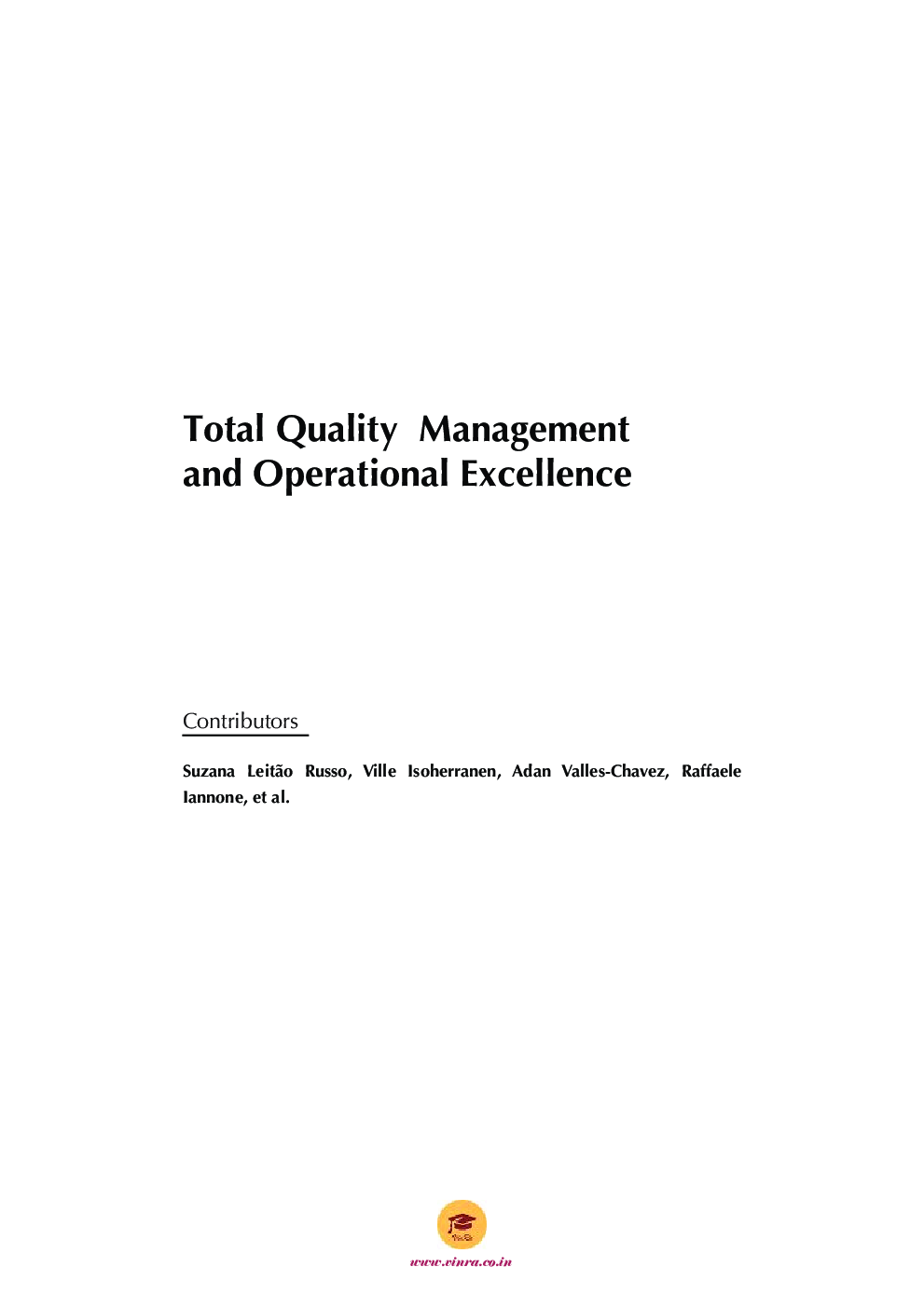 Total Quality Management and Operational Excellence - Page 4