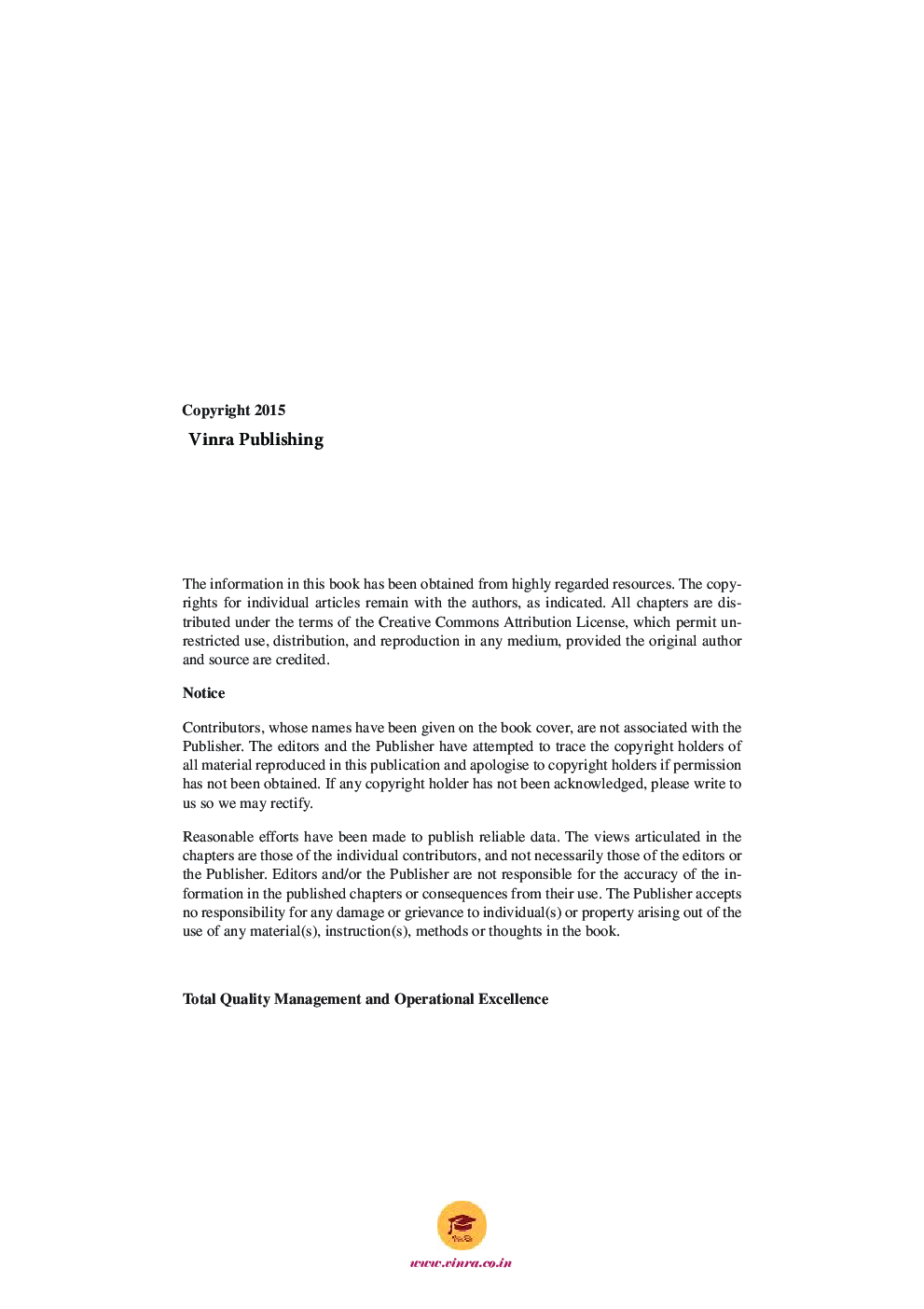 Total Quality Management and Operational Excellence - Page 5