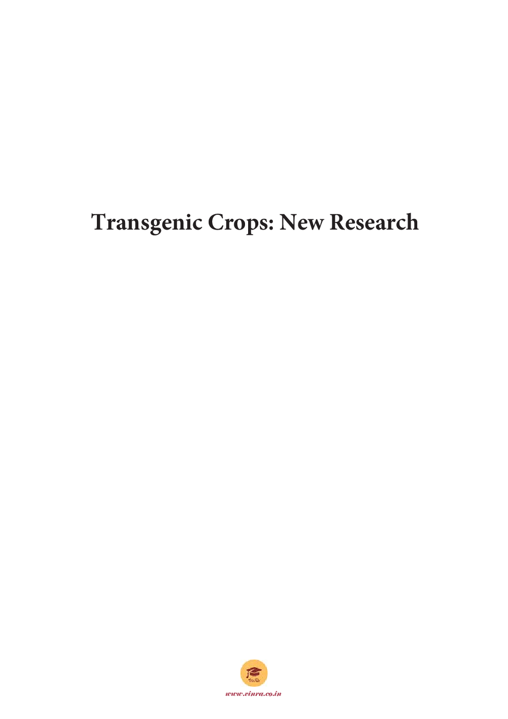 Transgenic Crops New Research - Page 2