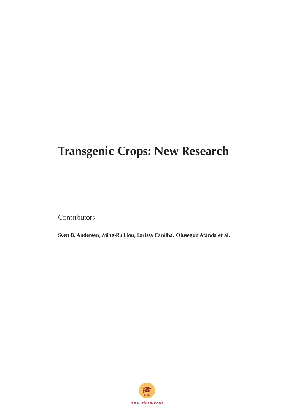 Transgenic Crops New Research - Page 4