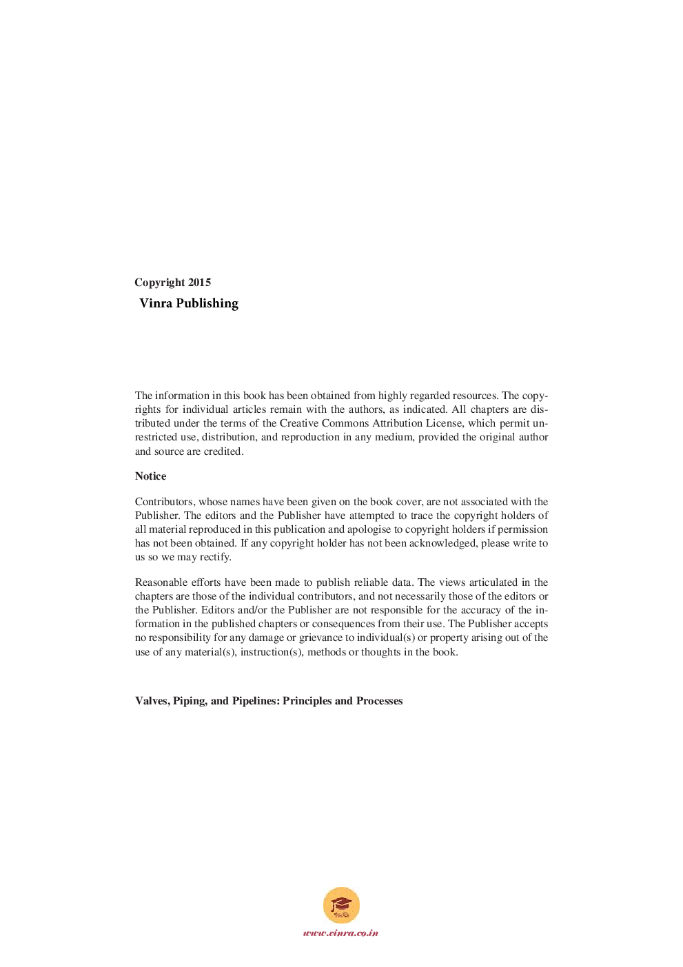 Valves, Piping, and Pipelines Principles and Processes - Page 5