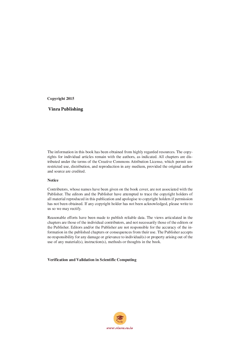 Verification and Validation in Scientific Computing - Page 5