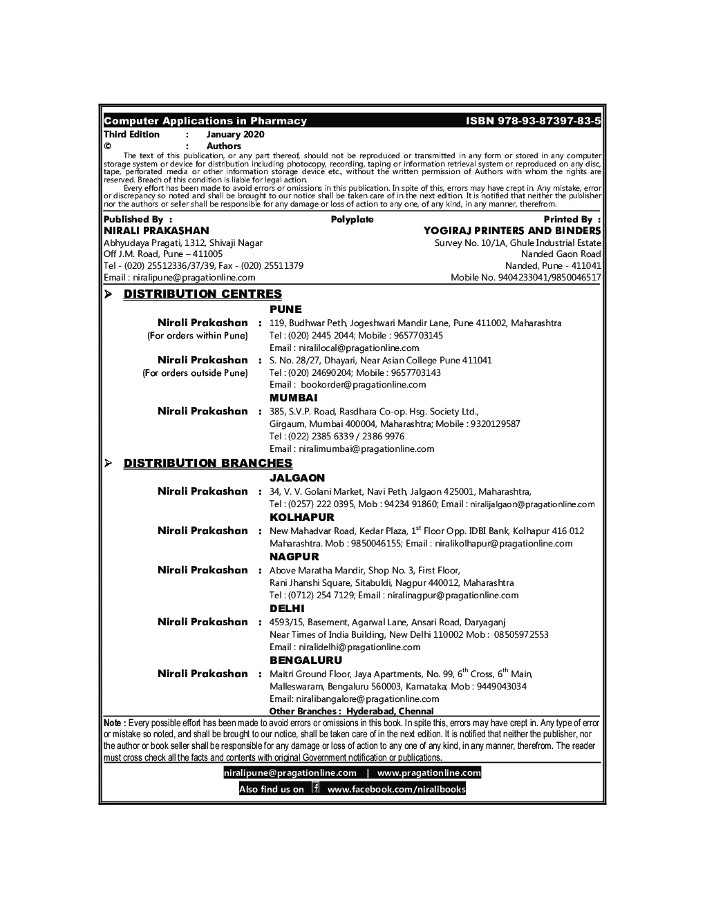 Computer Applications In Pharmacy - Page 3