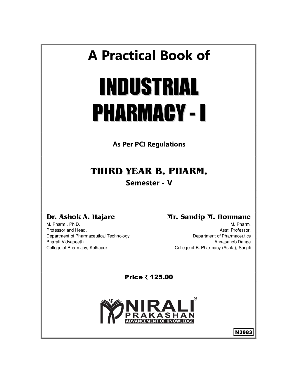 A Practical Book Of Industrial Pharmacy I - Page 2