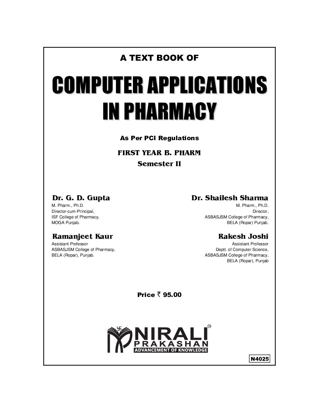 Computer Applications In Pharmacy - Page 2
