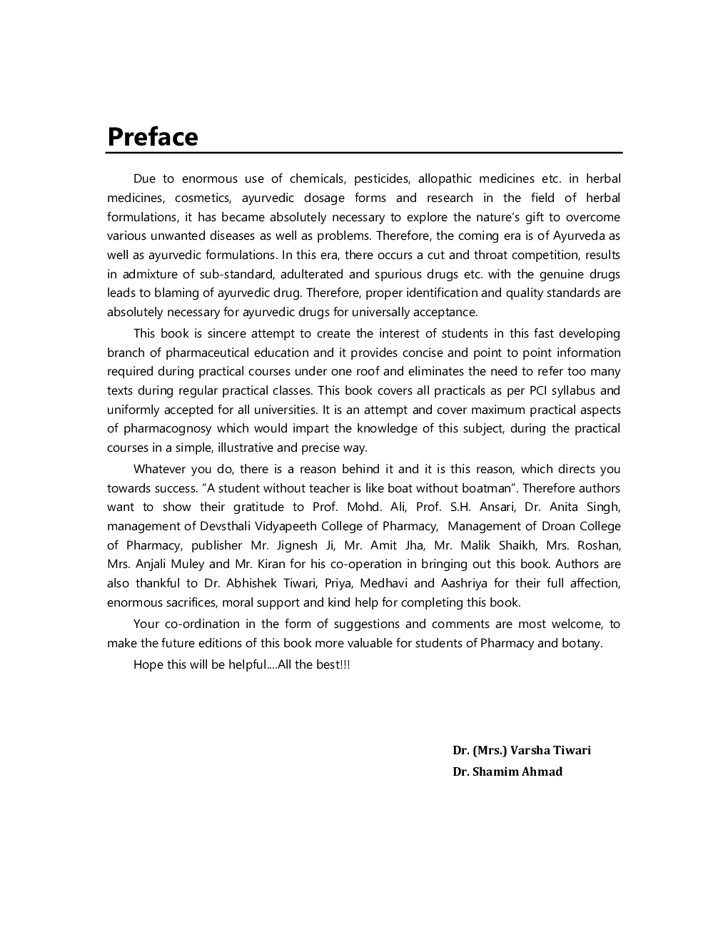 A Practical Book Of Pharmacognosy And Phytochemistry I - Page 4