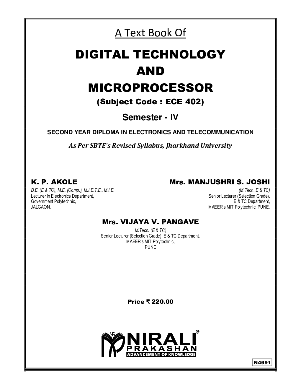 Digital Technology And Microprocessor - Page 2