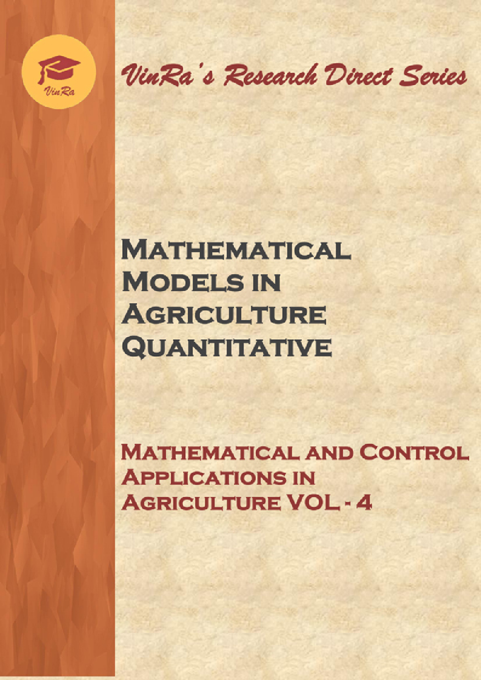 Mathematical and Control Applications in Agriculture Vol IV - Page 1