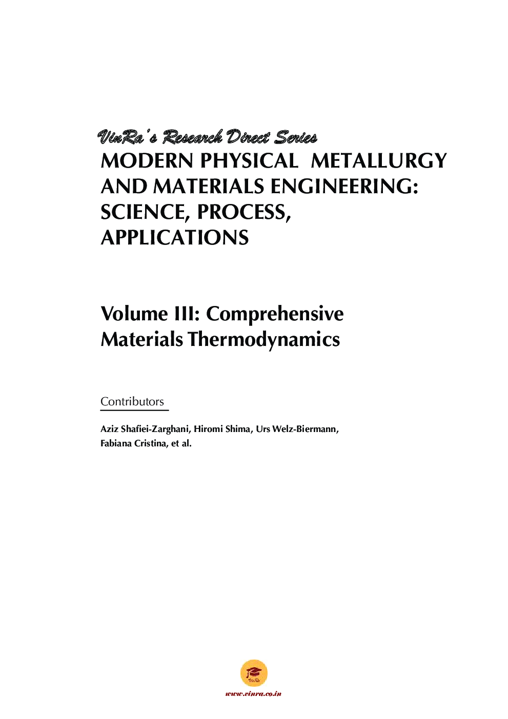 Comprehensive Materials Thermodynamics Vol III - Page 4