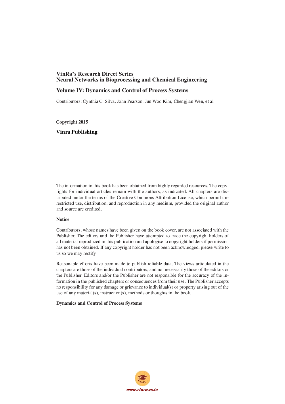 Dynamics and Control of Process Systems Vol IV - Page 5