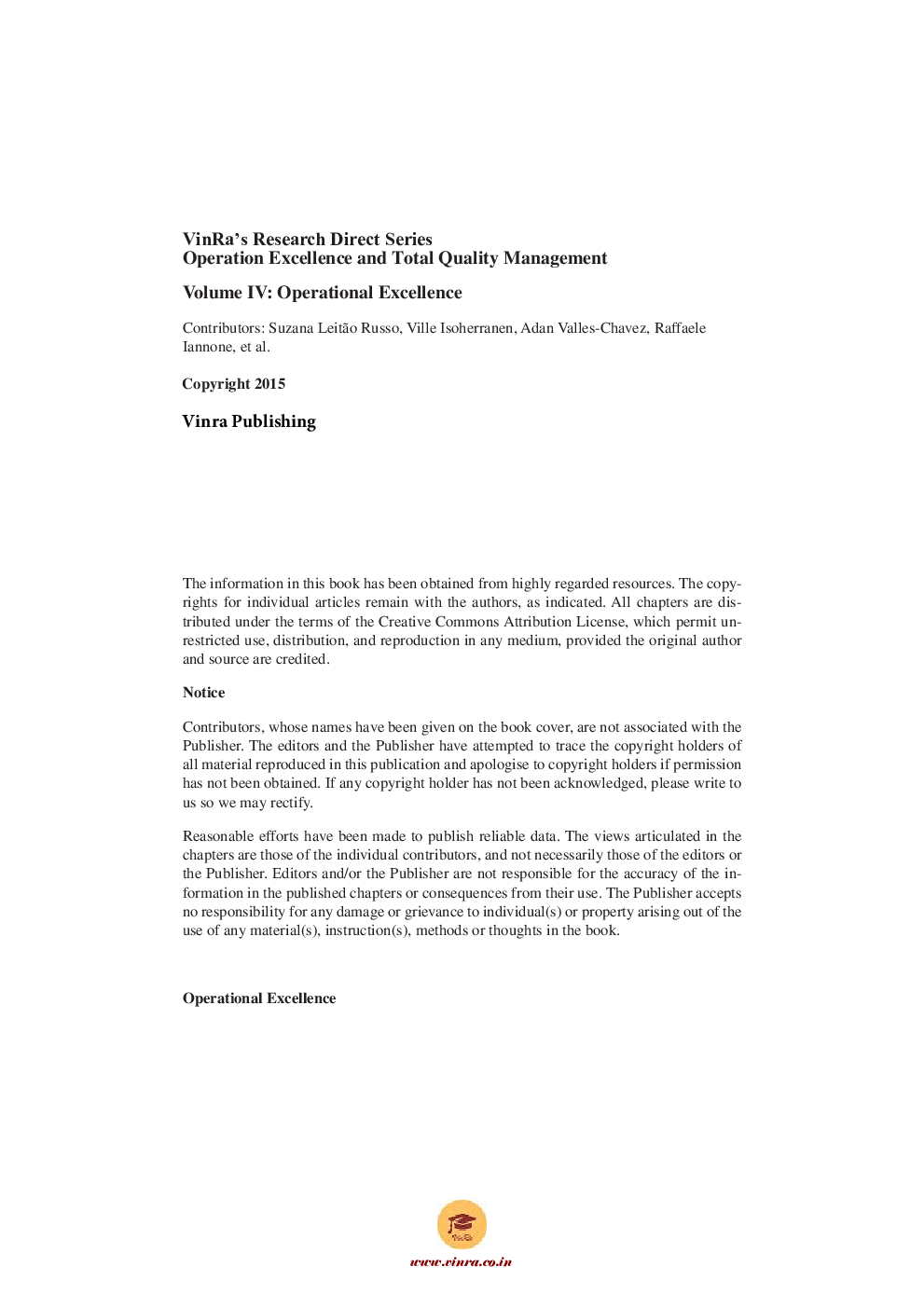 Operational Excellence Vol IV - Page 5