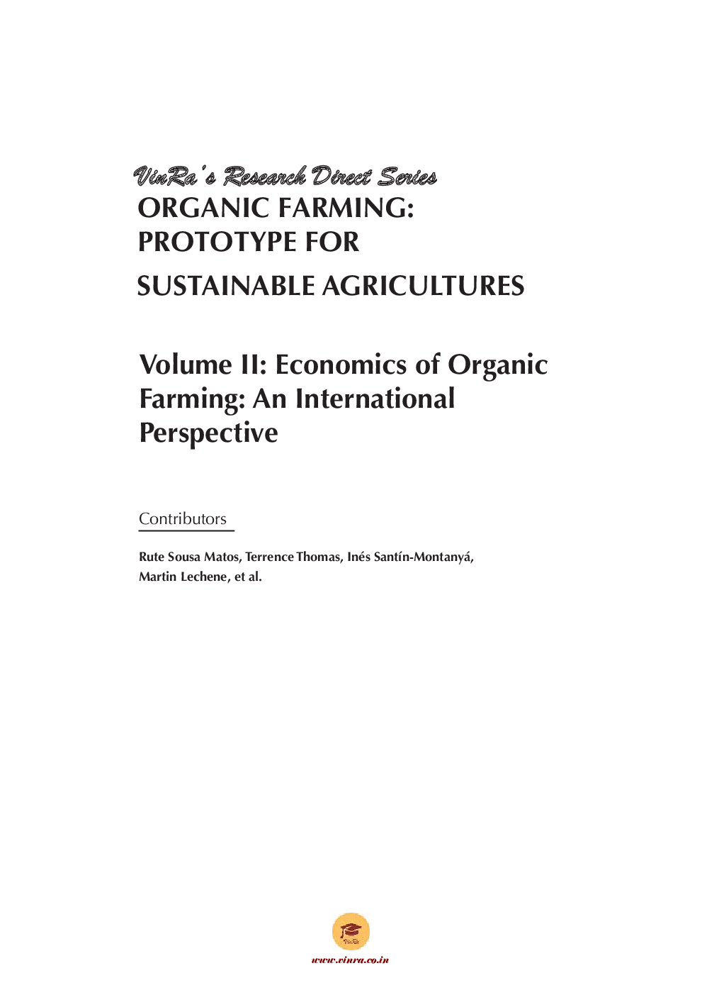 Economics of Organic Farming An International Perspective Vol II - Page 4