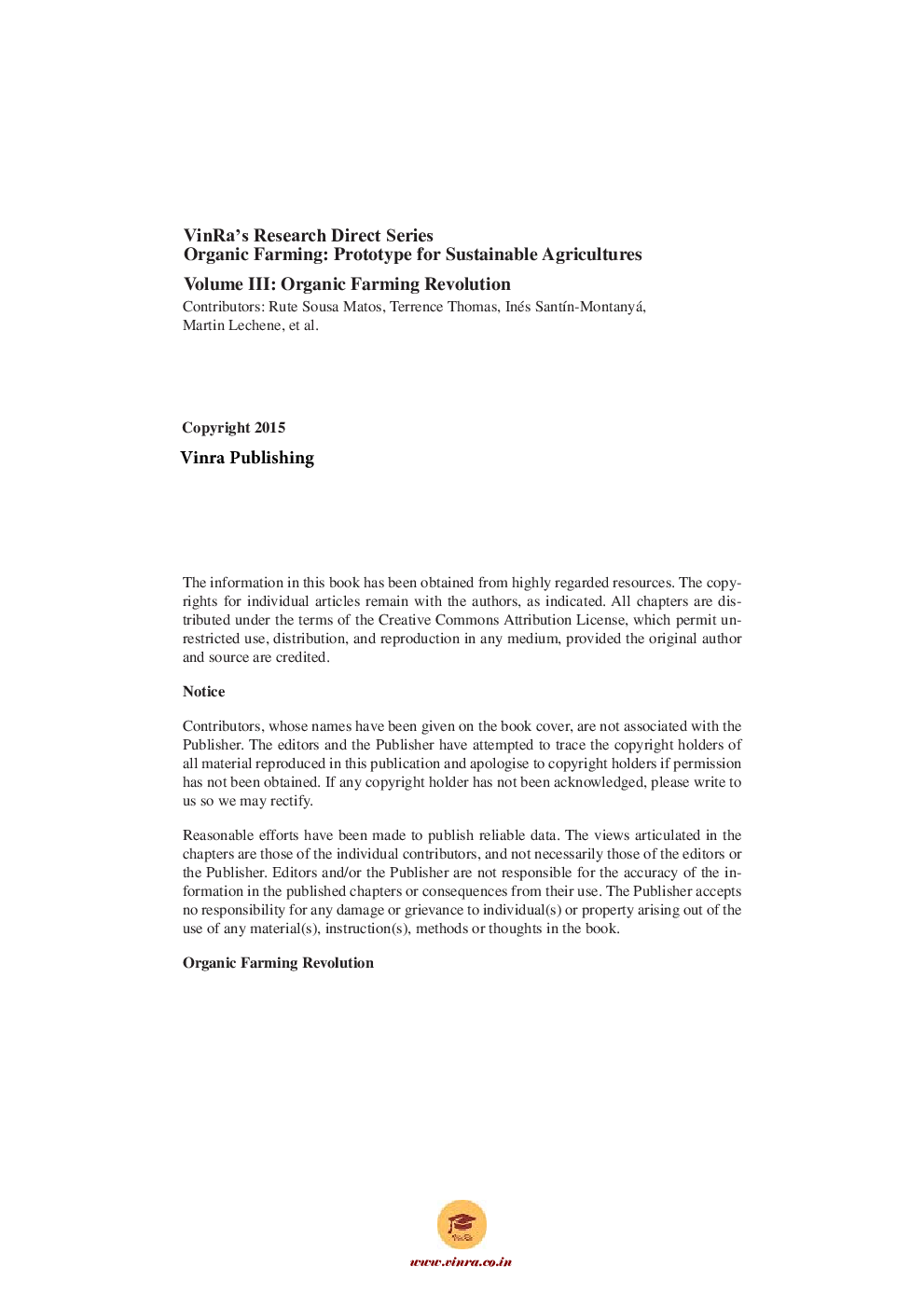 Organic Farming Revolution Vol III - Page 5