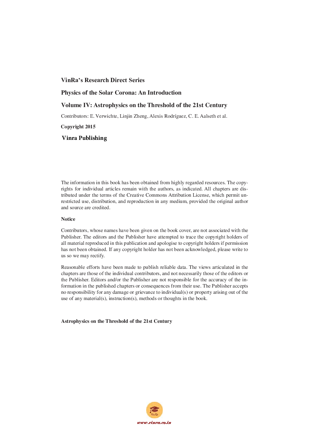 Astrophysics on the Threshold of the 21st Century Vol IV - Page 5