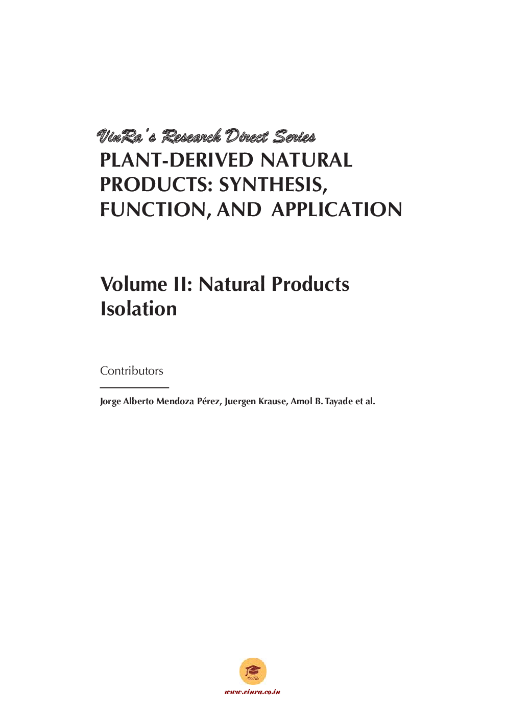 Natural Products Isolation Vol II - Page 4