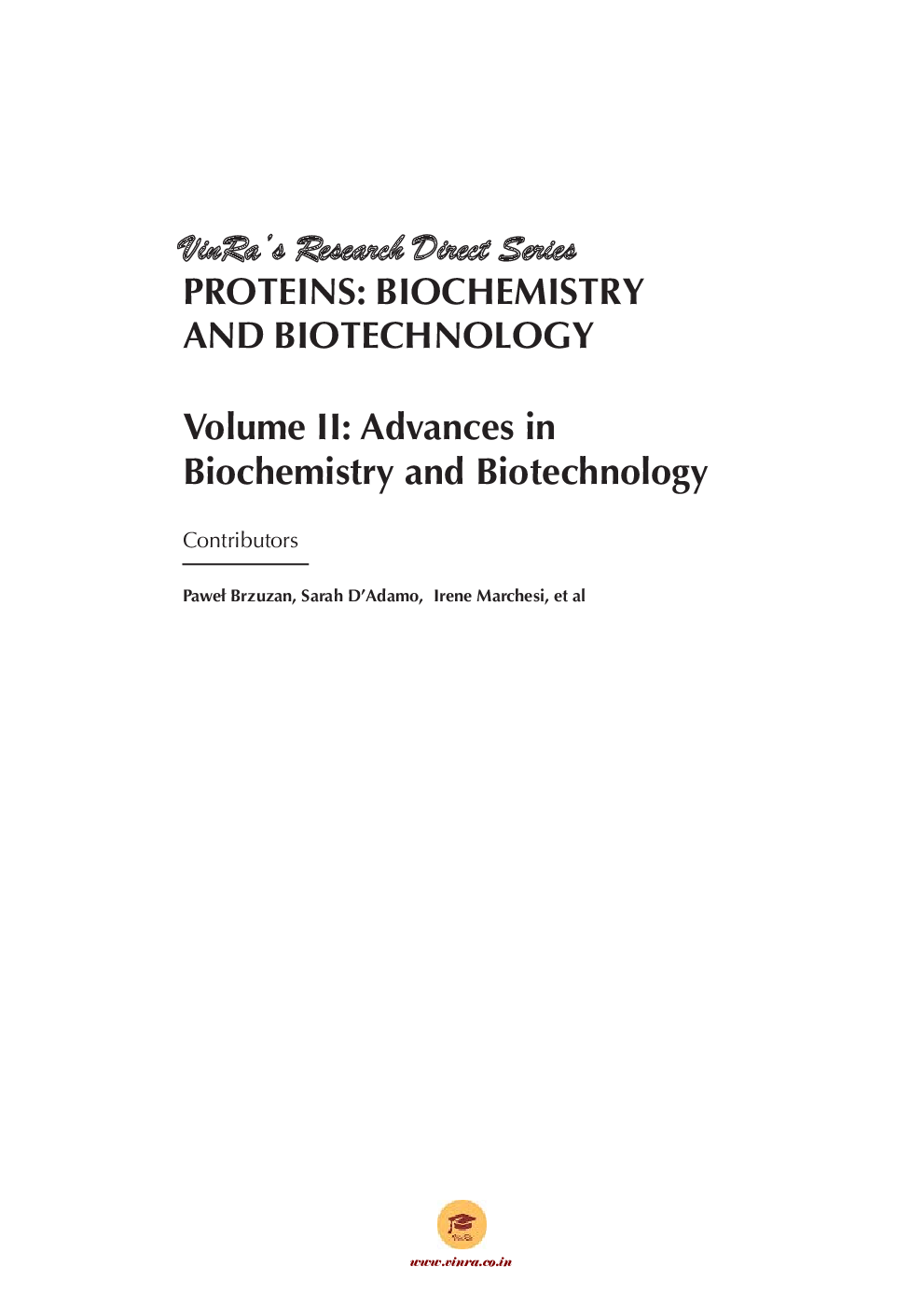 Advances in Biochemistry and Biotechnology Vol II - Page 4