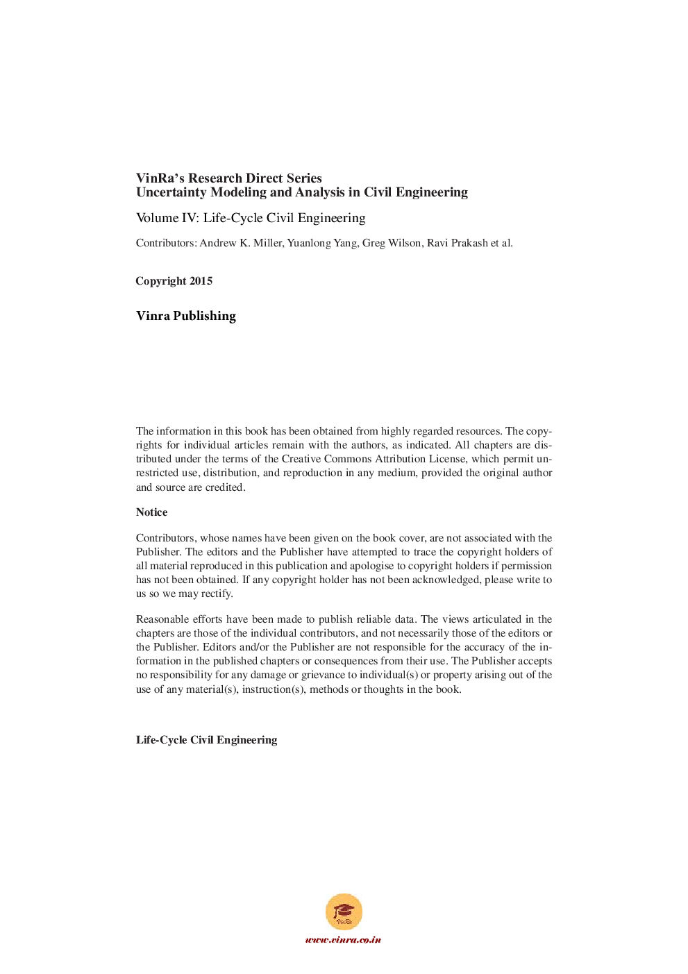 Life-Cycle Civil Engineering Vol IV - Page 5