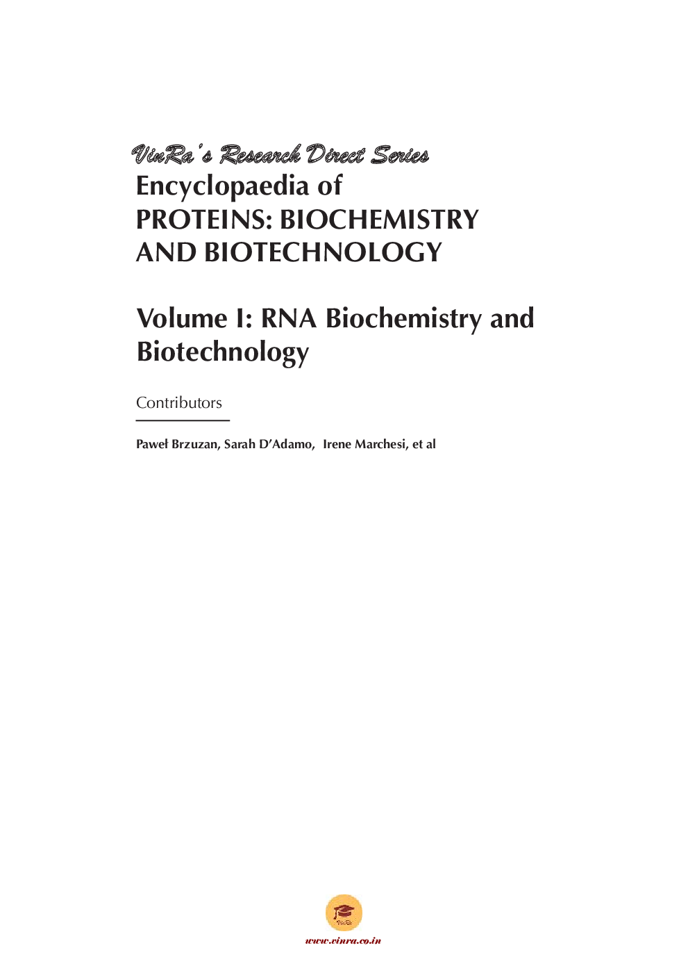 RNA Biochemistry and Biotechnology Vol I - Page 4