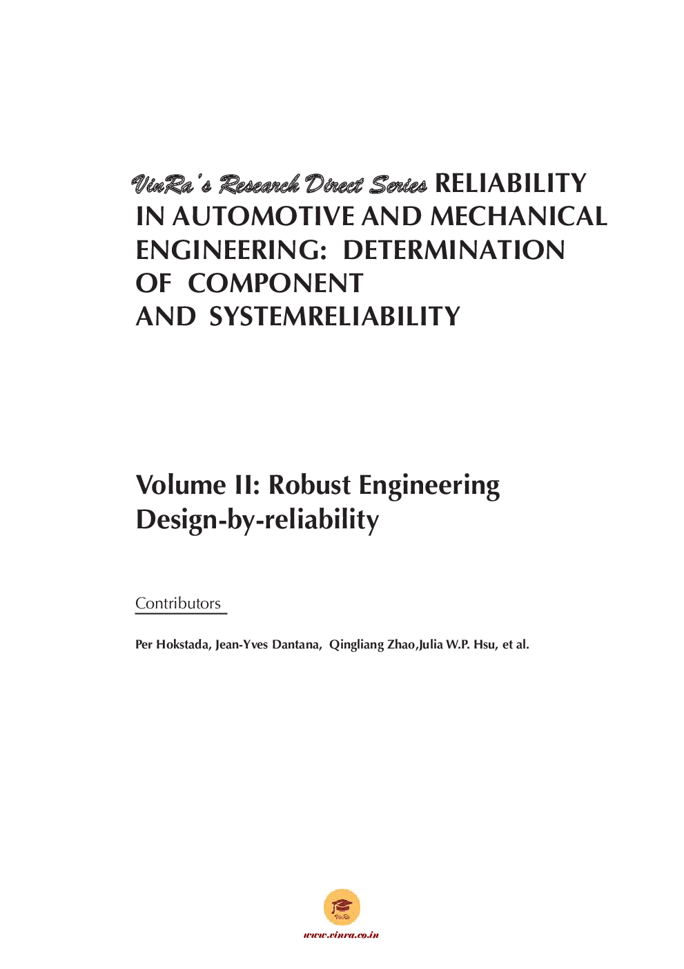 Robust Engineering Design-by-reliability Vol II - Page 4