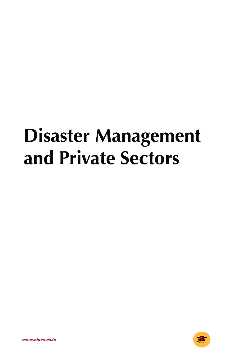 Disaster Management and Private Sectors - Page 2