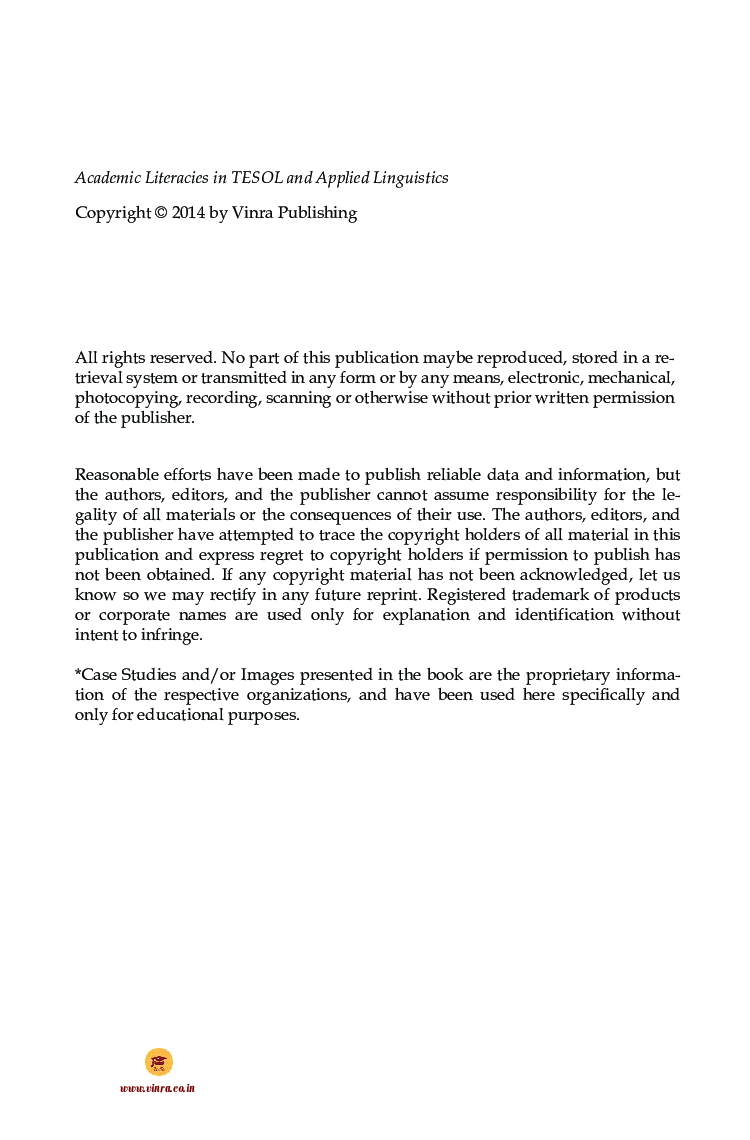 Academic Literacies in Tesol And Applied Linguistics - Page 3