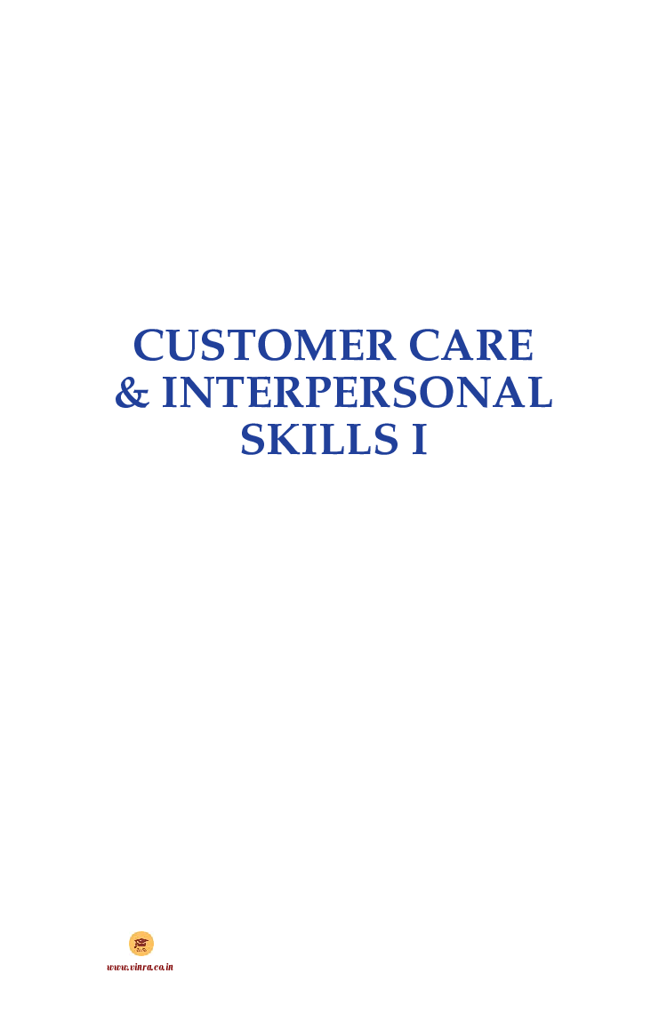 Customer Care & Interpersonal Skills I - Page 2