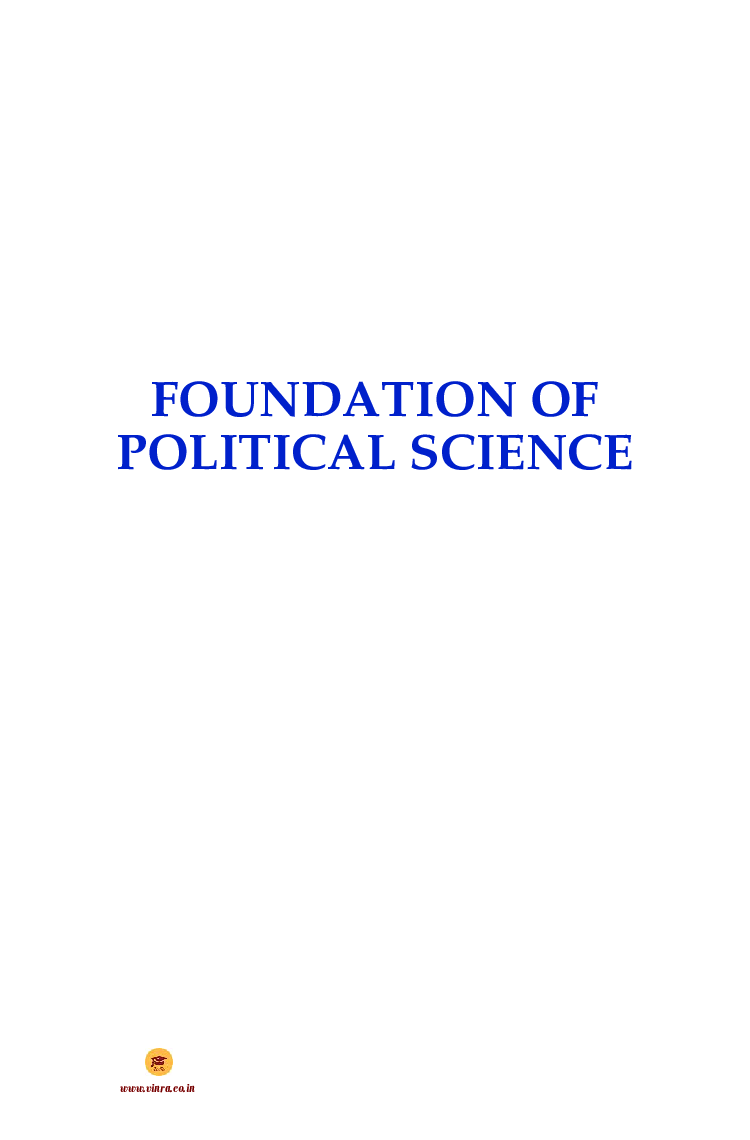 Foundation Of Political Science - Page 2