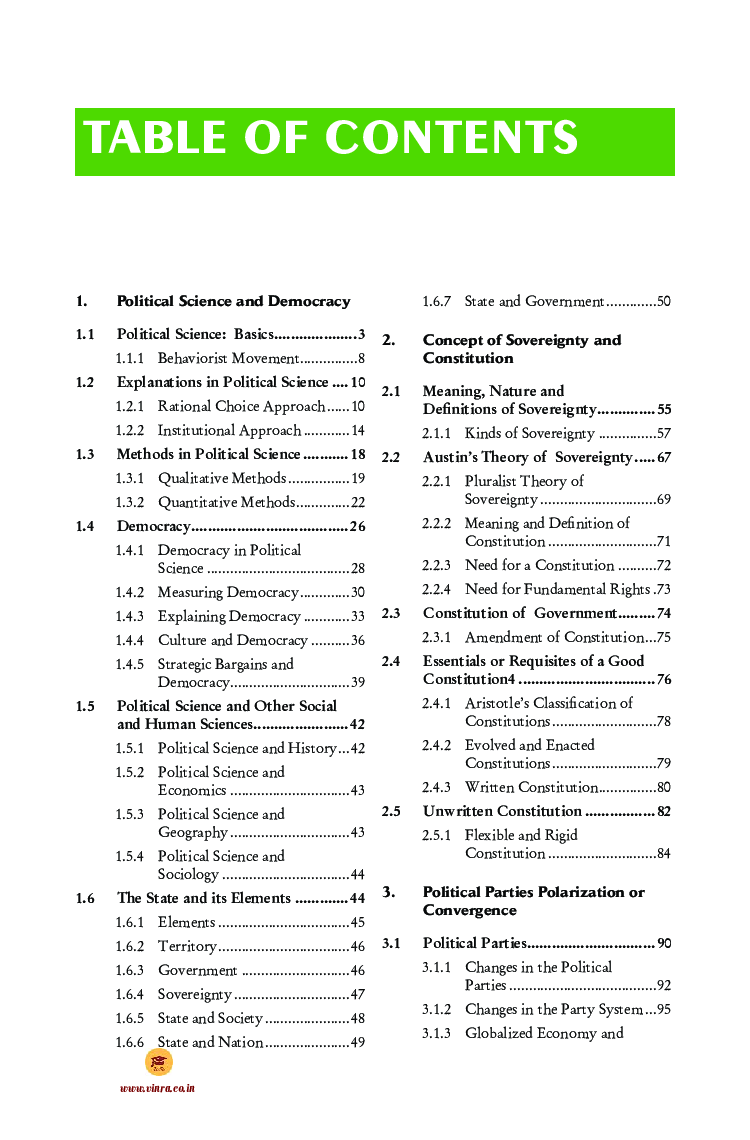 Foundation Of Political Science - Page 4