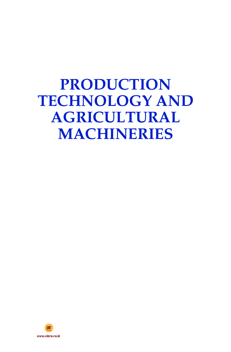 Production Technology And Agricultural Machineries - Page 2