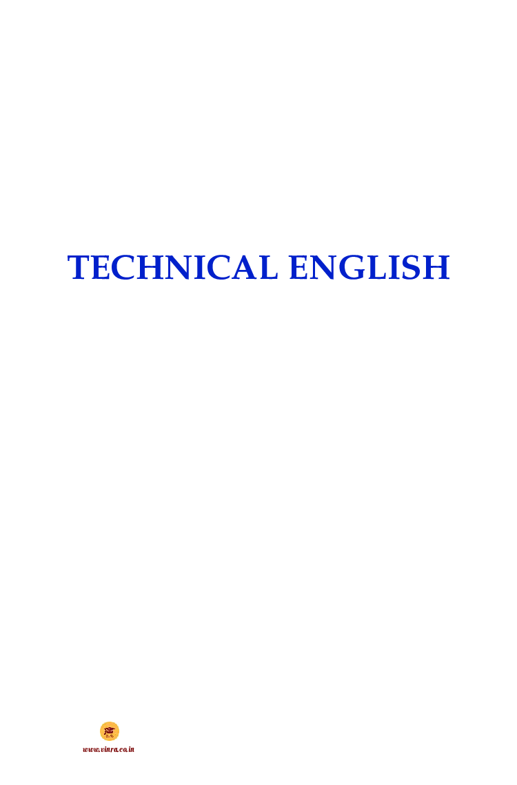 Download Technical English PDF Online by Vinra Publication