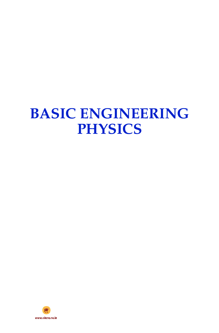 Basic Engineering Physics - Page 2